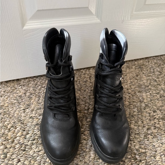 Marc Fisher Kini Platform Combat Black Boot - Picture 12 of 13